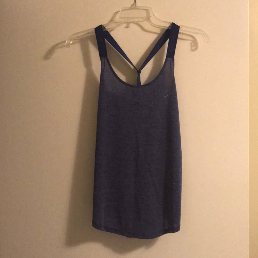Blue Nike tank